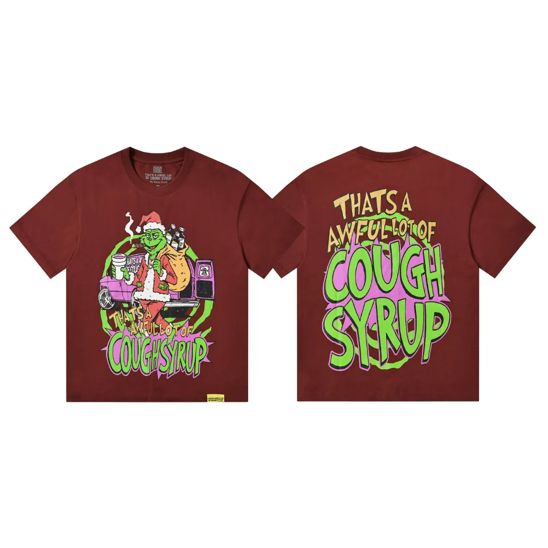 # / ｜ THAT'S A AWFUL LOT OF COUGH SYRUP In Stock T （fabric):32 Sizes（size）：S-M L X L （colour）： / 👉